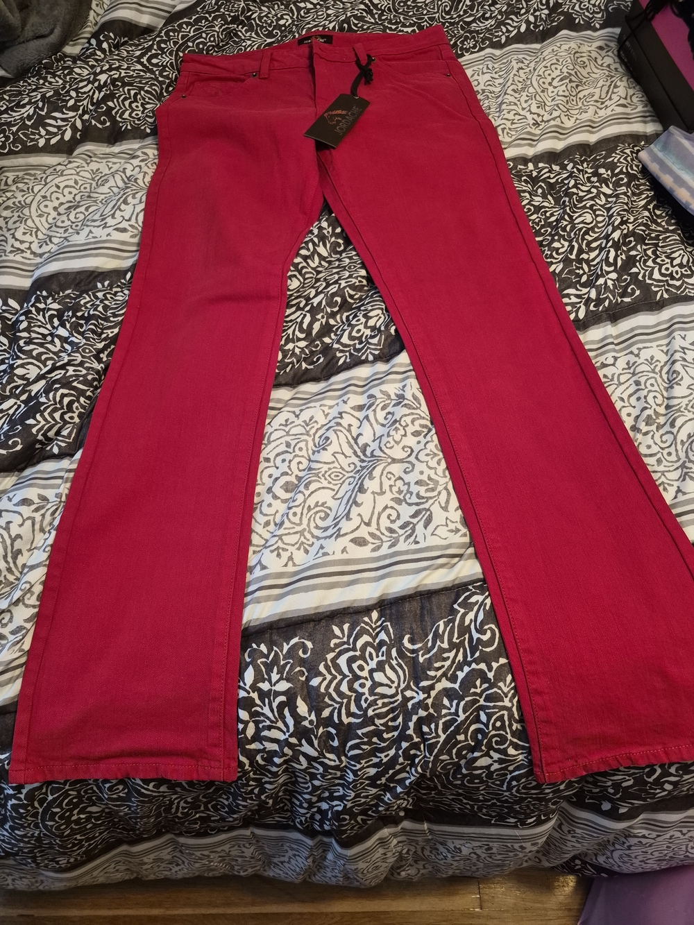Women's Bright Fuchsia Straight-Leg Pants